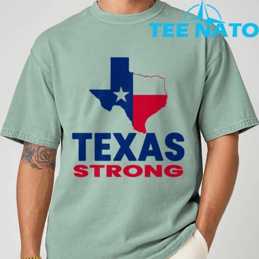 Pray For Texas Texas Stronger T-Shirt - Image 7