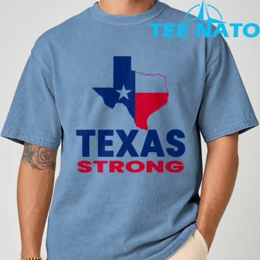 Pray For Texas Texas Stronger T-Shirt - Image 8