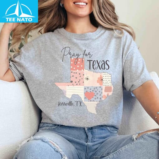 Pray for Kerrville Texas Shirt - Image 3