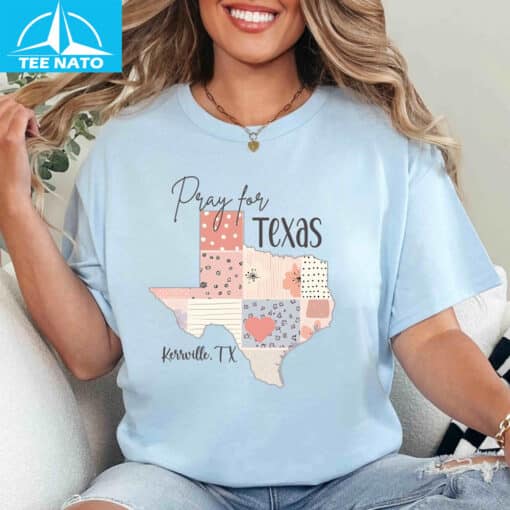 Pray for Kerrville Texas Shirt - Image 4