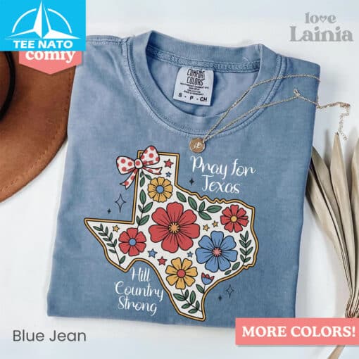 Pray for Texas Flood Shirt Hill Country Strong - Image 5