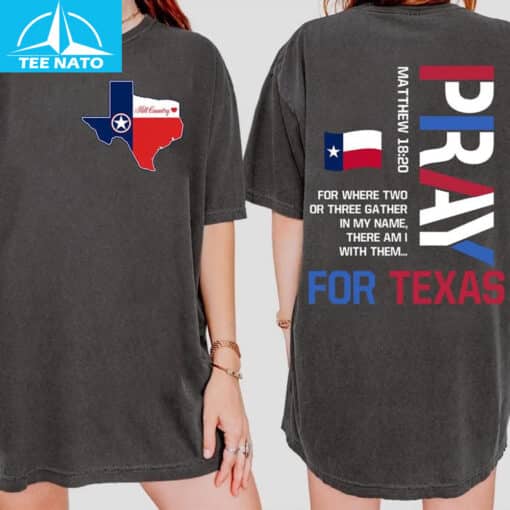 Pray for Texas Hill Country Shirt - Image 4