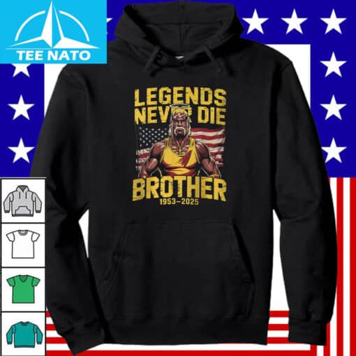 RIP Hulk Hogan 1953 - 2025 Shirt - Image 2