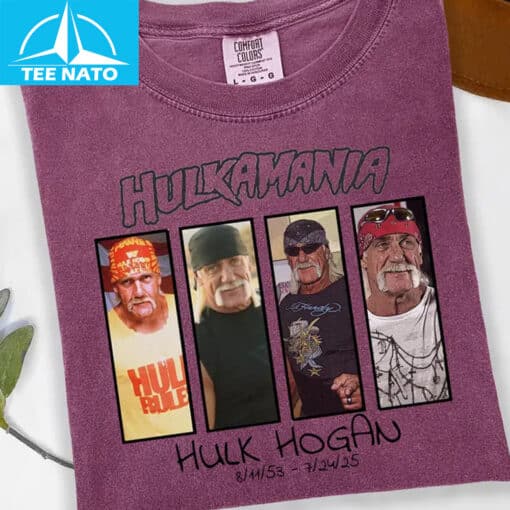 RIP Hulk Hogan 90s Wrestling Shirt - Image 3