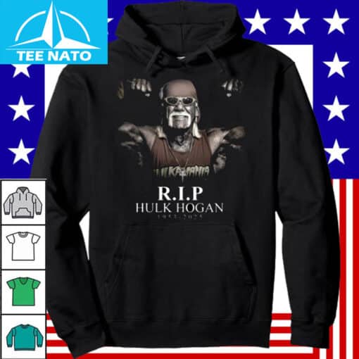RIP Hulk Hogan Hulkamania 1953-2025 Memorial Shirt - Image 4
