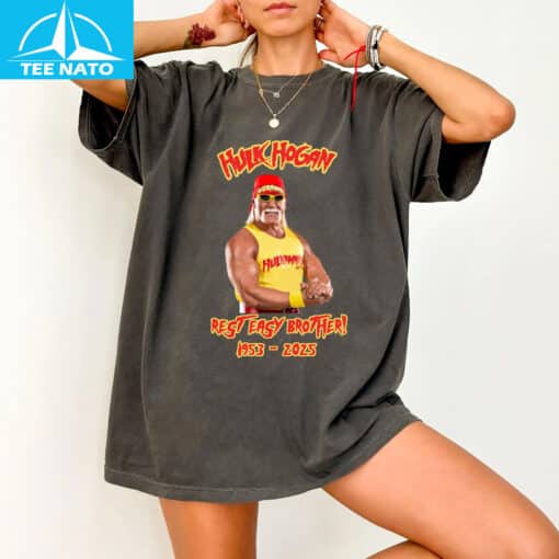 RIP Hulk Hogan Hulkamania Lives Forever Shirt - Image 3