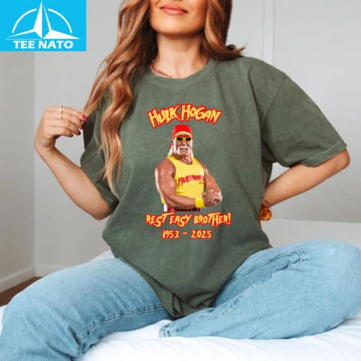RIP Hulk Hogan Hulkamania Lives Forever Shirt - Image 4