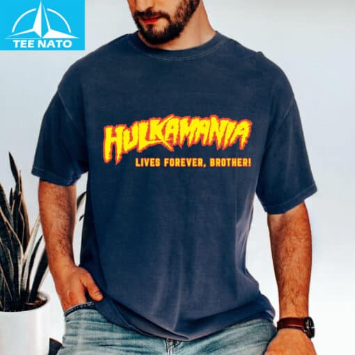 RIP Hulk Hogan Hulkamania Lives Forever Shirt - Image 5