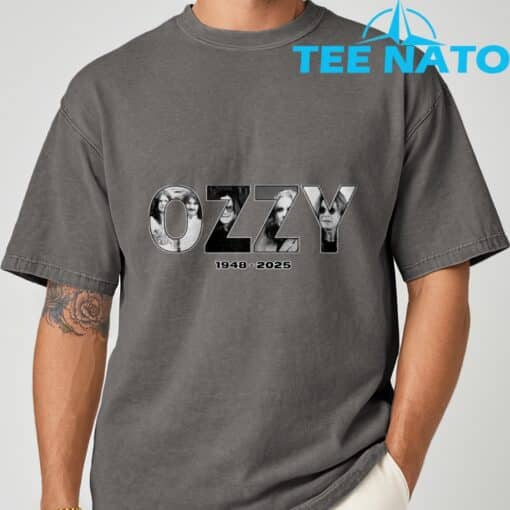 RIP Ozzy Osbourne 1948-2025 T-Shirt - Image 4