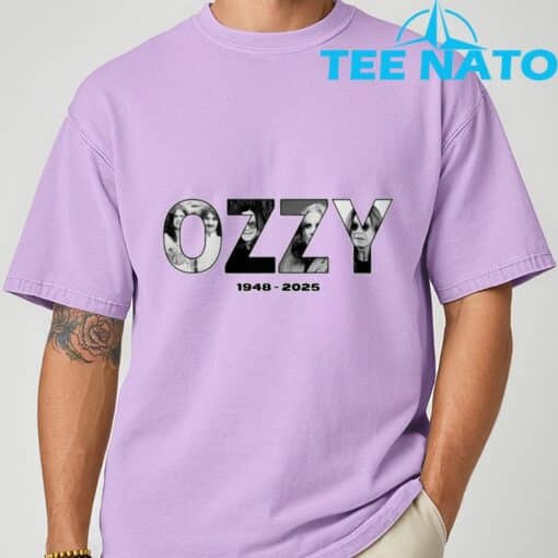 RIP Ozzy Osbourne 1948-2025 T-Shirt - Image 5