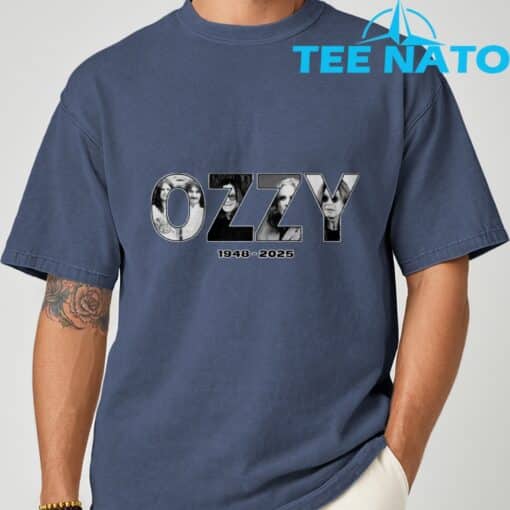 RIP Ozzy Osbourne 1948-2025 T-Shirt - Image 6