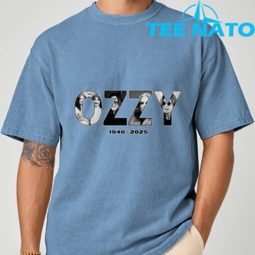 RIP Ozzy Osbourne 1948-2025 T-Shirt - Image 7