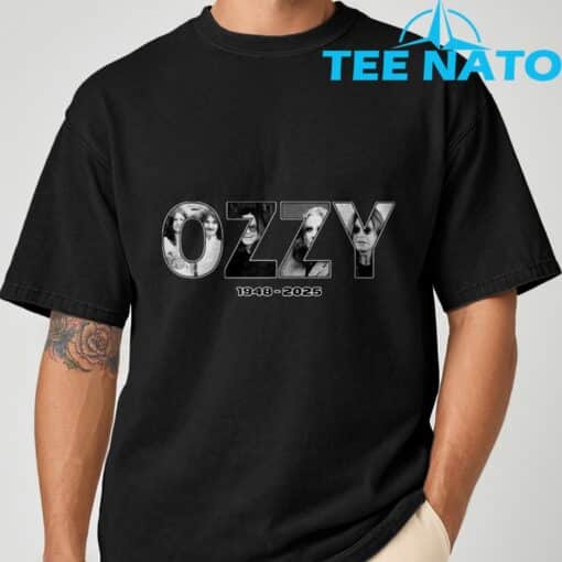 RIP Ozzy Osbourne 1948-2025 T-Shirt - Image 3