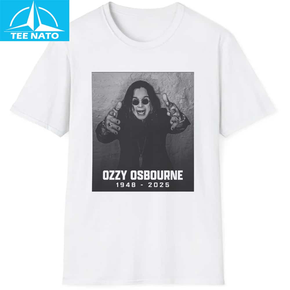 Second view of the RIP Ozzy Osbourne Rock Legend Shirt