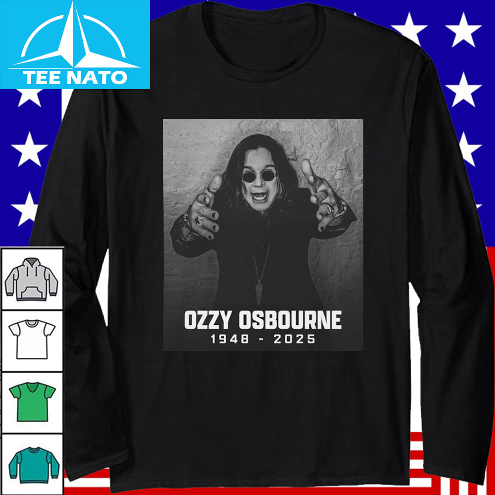 Third view of the RIP Ozzy Osbourne Rock Legend Shirt