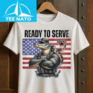 Ready to Serve Gator Snake Flag Shirt 12 Ready to Serve Gator Snake Flag Shir