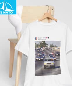Real Trump and Vance Chasing Down Obama In Police Cars Shirt