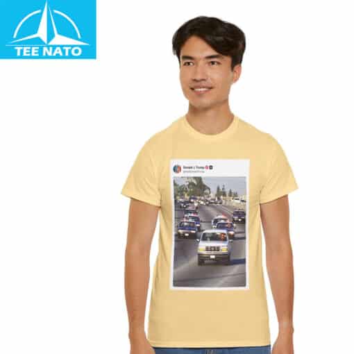 Real Trump and Vance Chasing Down Obama In Police Cars Shirt - Image 3
