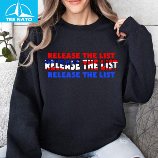 Release Epstein List Jeffrey Epstein List Shirt - Image 4