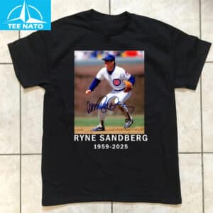 Remembering Ryne Sandberg Signature 1959 2025 Shirt
