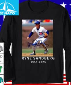 Remembering Ryne Sandberg Signature 1959 2025 Shirt2