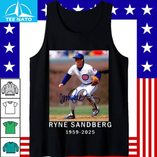Remembering Ryne Sandberg Signature 1959-2025 Shirt - Image 5