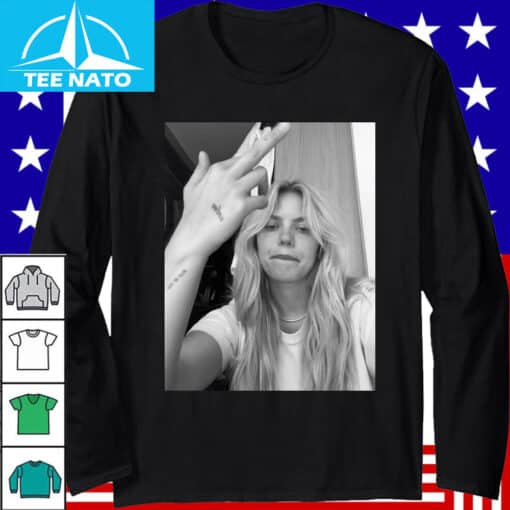 Renee Rapp Middle Finger Bite Me Tour Vintage Shirt - Image 3