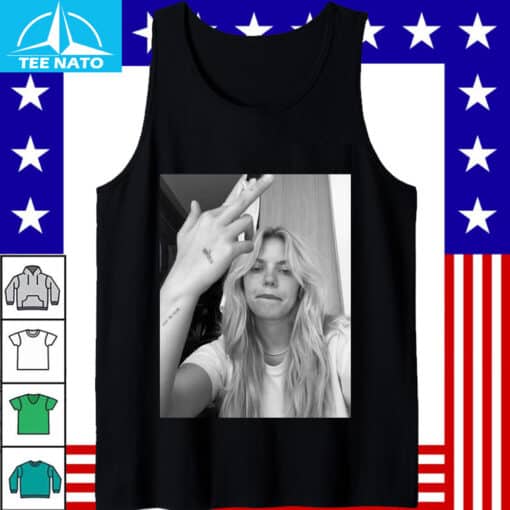 Renee Rapp Middle Finger Bite Me Tour Vintage Shirt - Image 5
