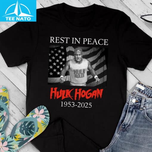 Rest In Peace Hulk Hogan 1953-2025 Shirt - Image 3