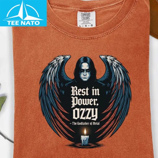 Rest In Power Ozzy Osbourne The Godfather of Metal Shirt - Image 3