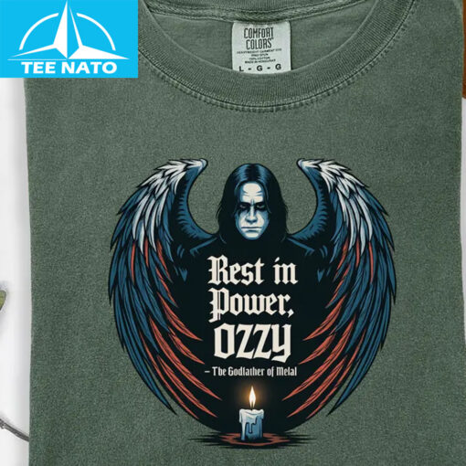 Rest In Power Ozzy Osbourne The Godfather of Metal Shirt - Image 4