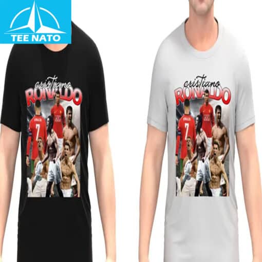 Retro 90s Cristiano Ronaldo Shirt - Image 2