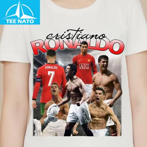 Retro 90s Cristiano Ronaldo Shirt - Image 3
