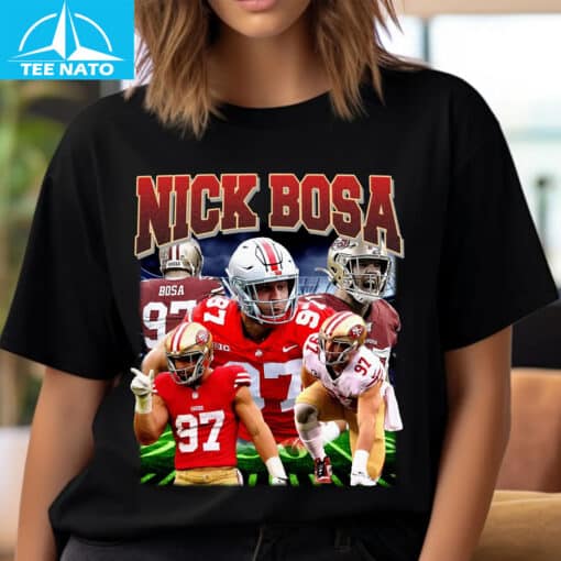 Retro 90s Nick Bosa Bootleg Shirt - Image 4