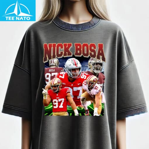 Retro 90s Nick Bosa Bootleg Shirt - Image 5