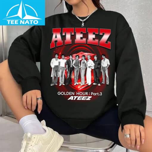Retro Ateez Golden Hour Part 3 Shirt - Image 2