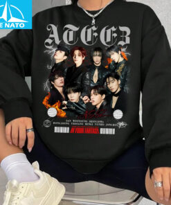 Retro Ateez In Your Fantasy World Tour 2025 Shirt2