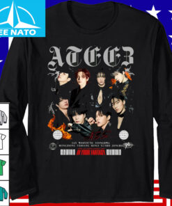 Retro Ateez In Your Fantasy World Tour 2025 Shirt4