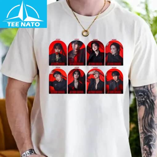 Retro Ateez World Tour 2025 Shirt - Image 2