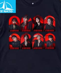 Retro Ateez World Tour 2025 Shirt2