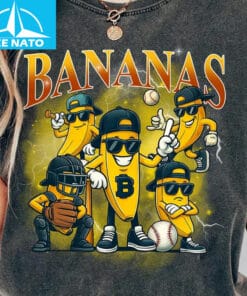 Retro Bananas Baseball Shirt