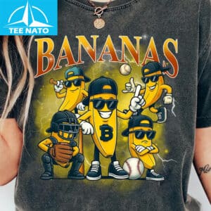 Retro Bananas Baseball Shirt 12 Retro Bananas Baseball Shirt