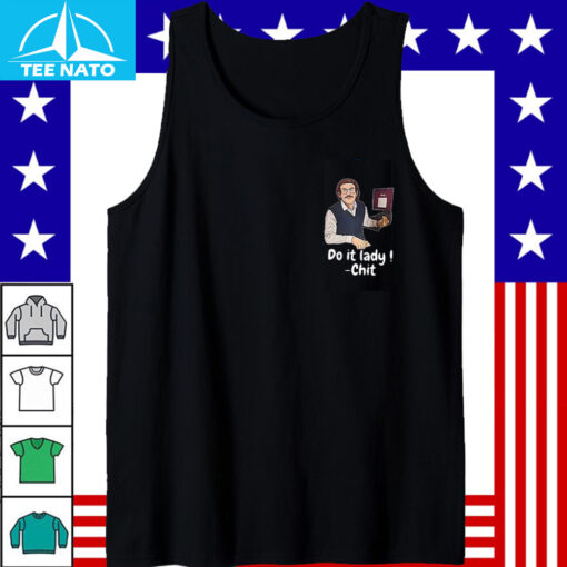 Retro Comedy Do It Lady Chit Tour Shirt - Image 5