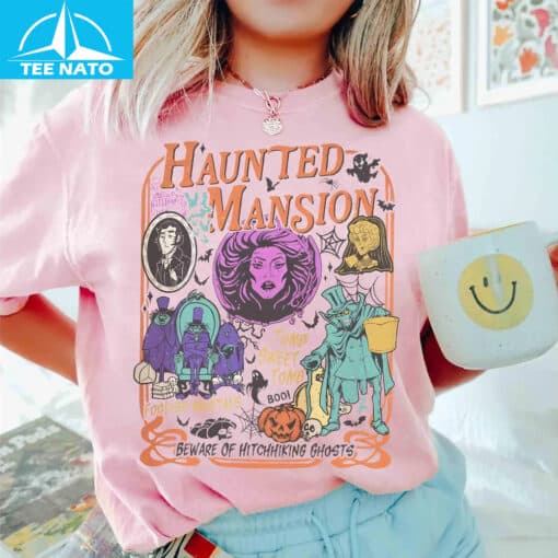 Retro Coquette Disney Haunted Mansion Shirt - Image 5
