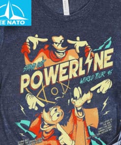 Retro Disney A Goofy Movie Powerline Stand Out World Tour 2025 Shirt3