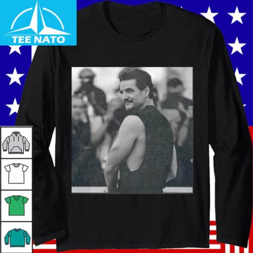 Retro Funny Pedro Pascal Photoshoot Shirt - Image 4