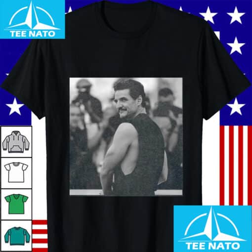 Retro Funny Pedro Pascal Photoshoot Shirt - Image 3
