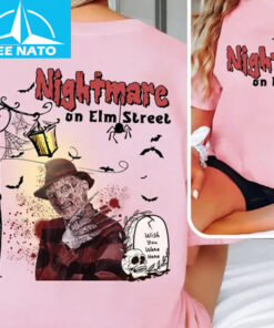 Retro Halloween Horror Movies Nightmare On Elm Street Shirt2