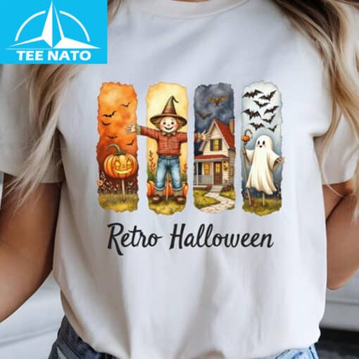 Retro Halloween T-shirt - Image 5