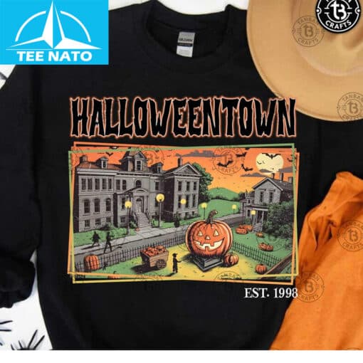 Retro Halloweentown UniversityEst 1998 Shirt - Image 2